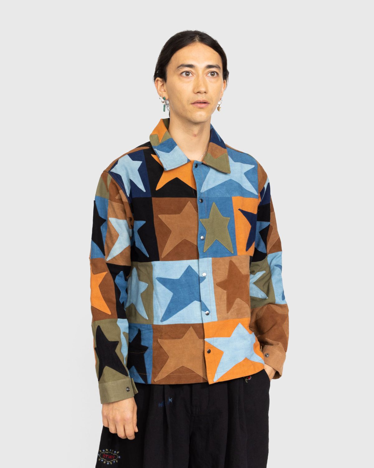 Story mfg. – Worf Jacket Star Scraps Patchwork - Outerwear - Multi - Image 2