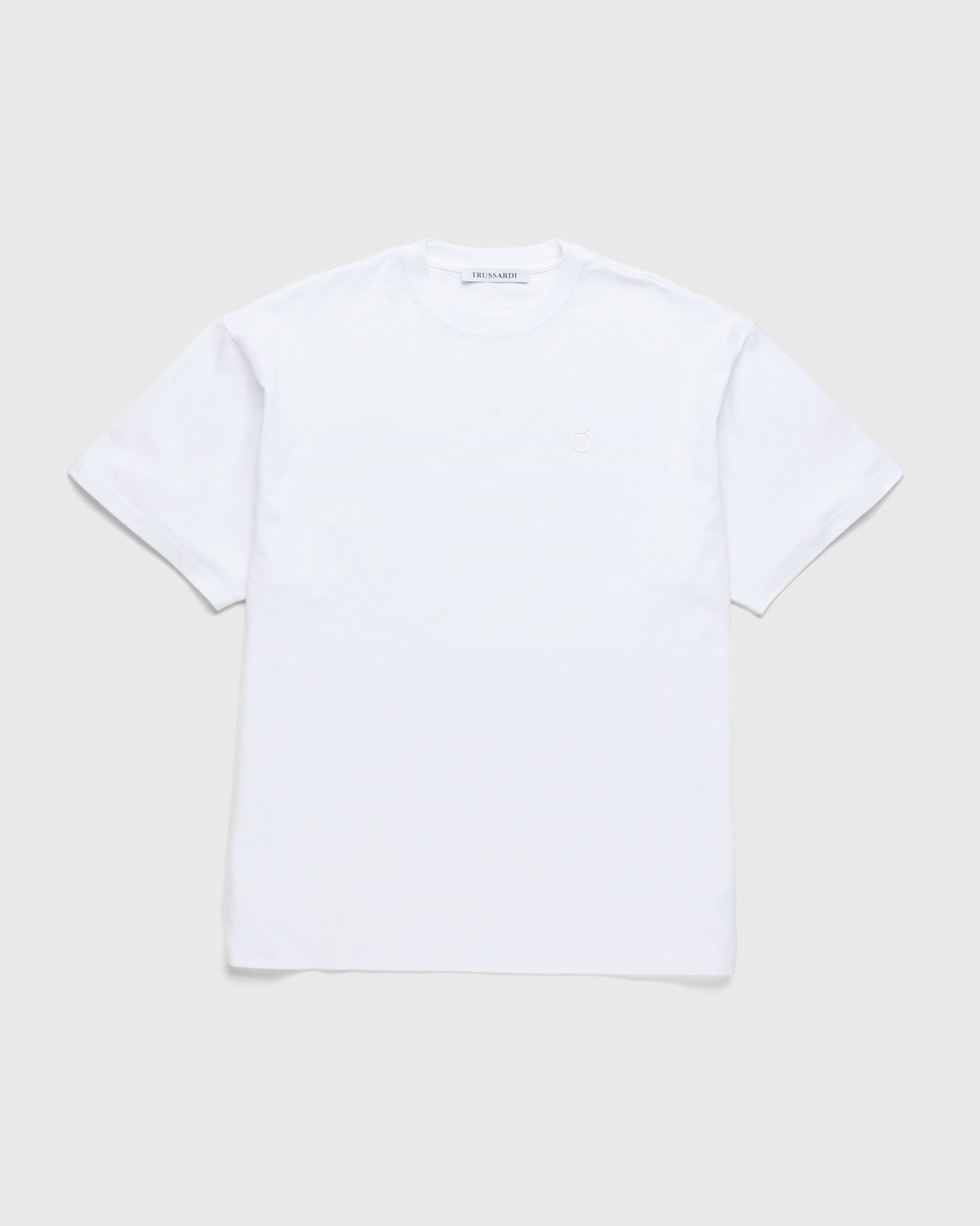 Trussardi – Greyhound T-Shirt White - T-Shirts - White - Image 1