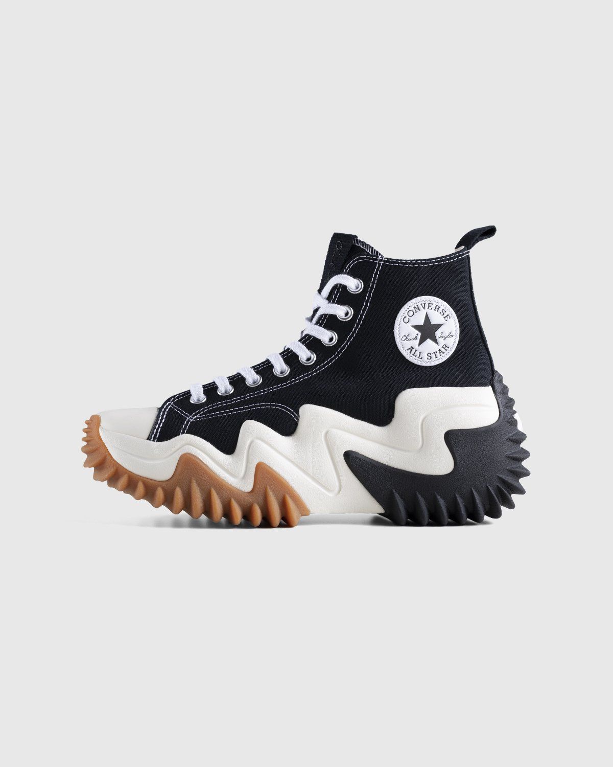 Converse Run Star Motion Platform Black White Gum Honey