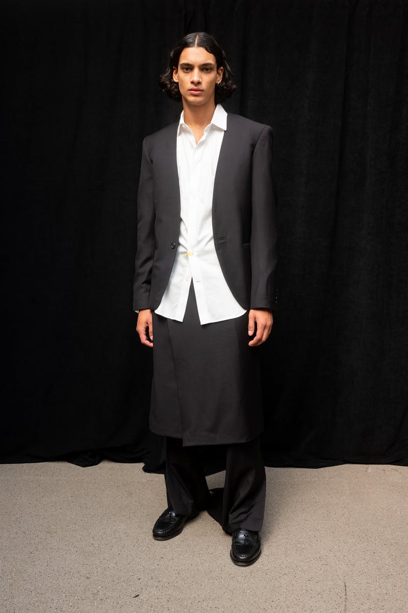 MR. SATURDAY SPRING/SUMMER 2022 PRESENTATION: “AS SHE’S FIXING HER HAIR” NEW YORK FASHION WEEK BACKSTAGE