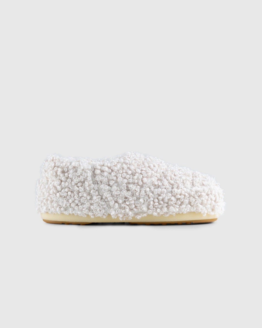 Moon Boot – Faux Curly Sandal Band White - Sandals & Slides - White - Image 1