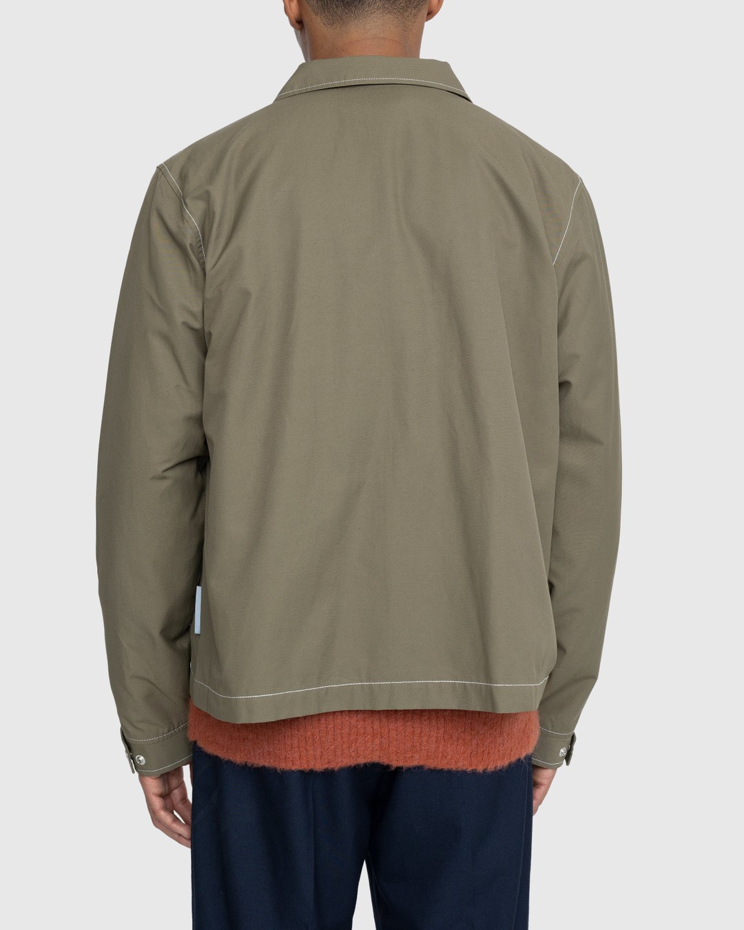 Highsnobiety – Brushed Nylon Jacket Olive - Outerwear - Green - Image 4