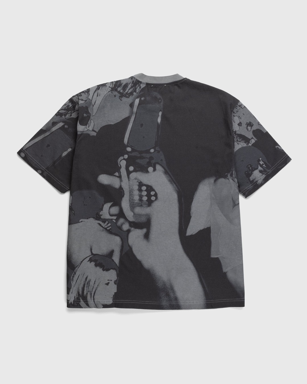 Diesel – Wash F7 T-Shirt Grey - Tops - Grey - Image 2