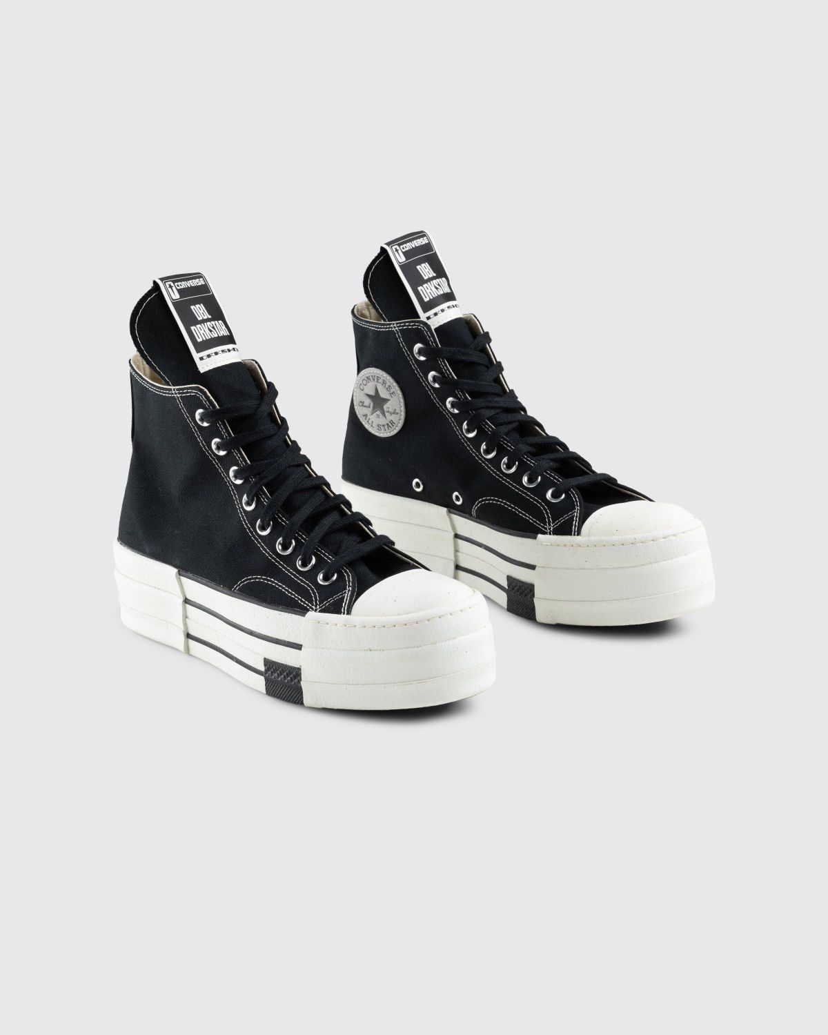 Converse x DRKSHDW – DBL DRKSTAR Chuck 70 HI Black/Egret/White