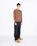 Highsnobiety HS05 – Long Sleeves Knit Polo Brown - Longsleeves - Brown - Image 4