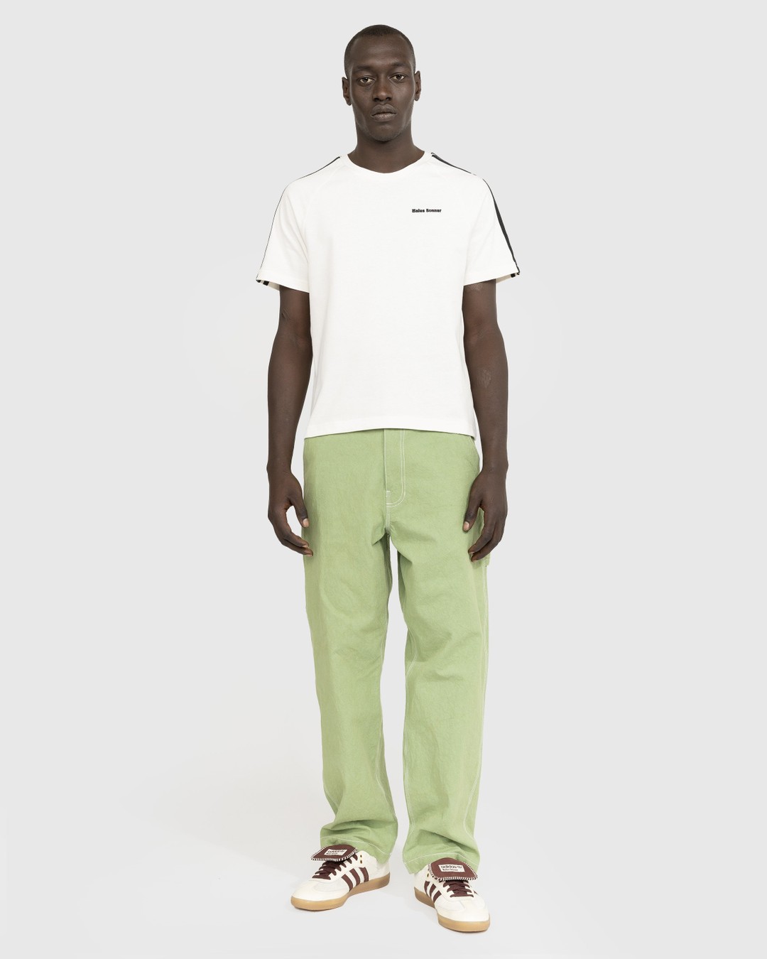 Adidas x Wales Bonner – Organic Cotton Tee Chalk White - T-shirts - White - Image 3