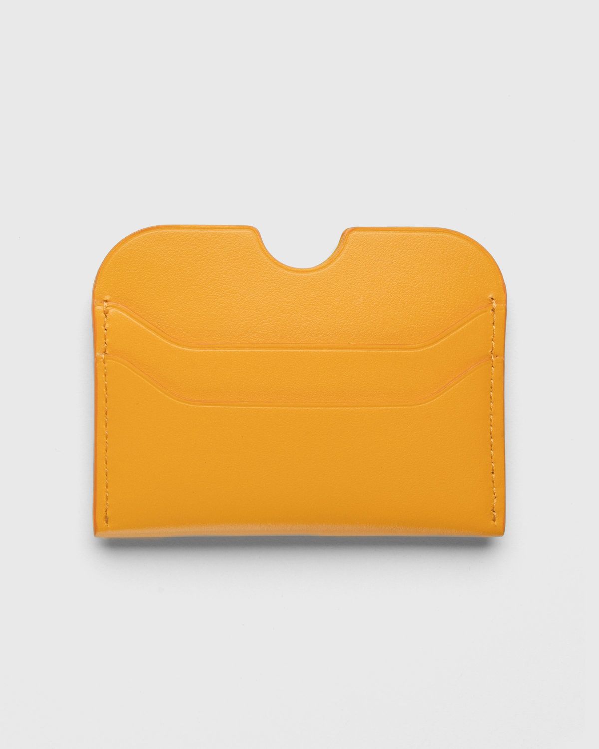 Acne Studios – Leather Card Holder Orange - Wallets - Orange - Image 2
