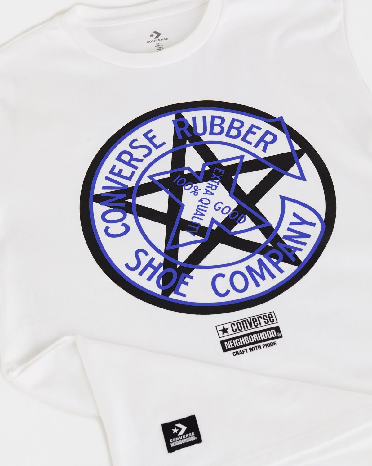 Converse x NBHD – White T-Shirt - Tops - White - Image 3