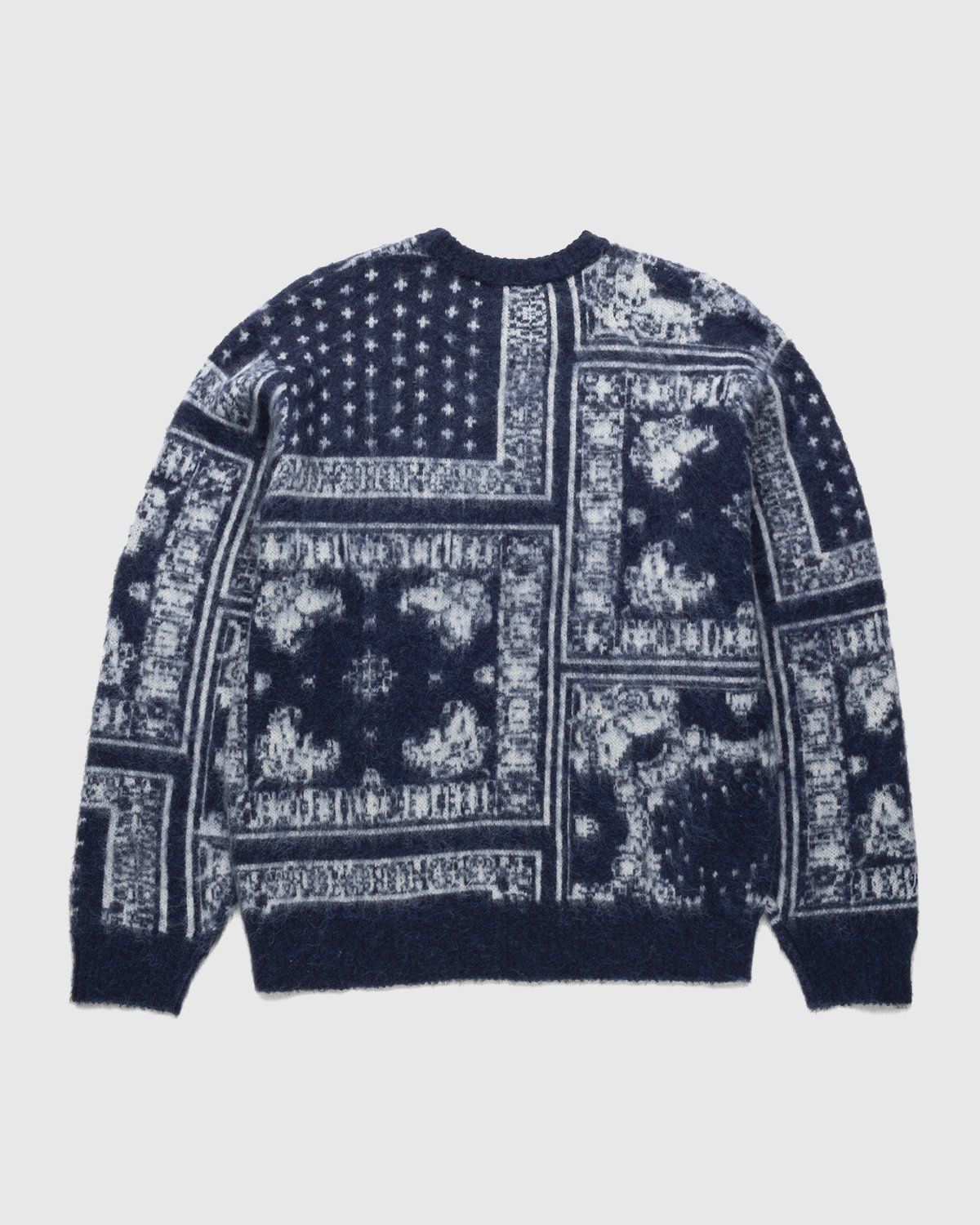 Highsnobiety – Bandana Alpaca Sweater Blue - Image 2