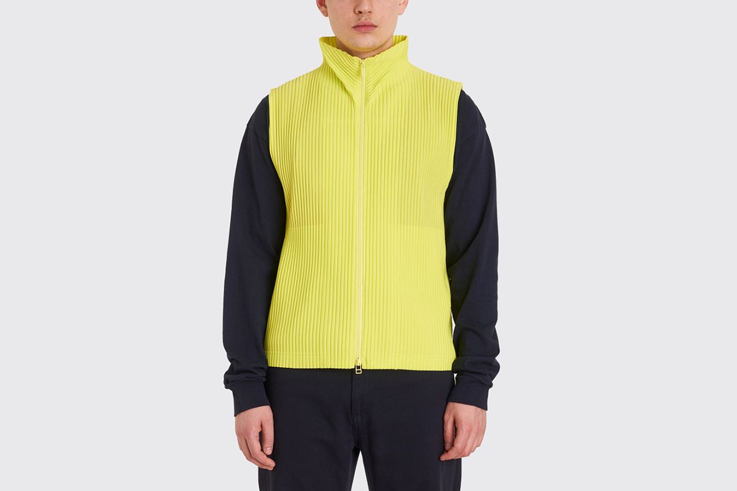 Pleated Vest
