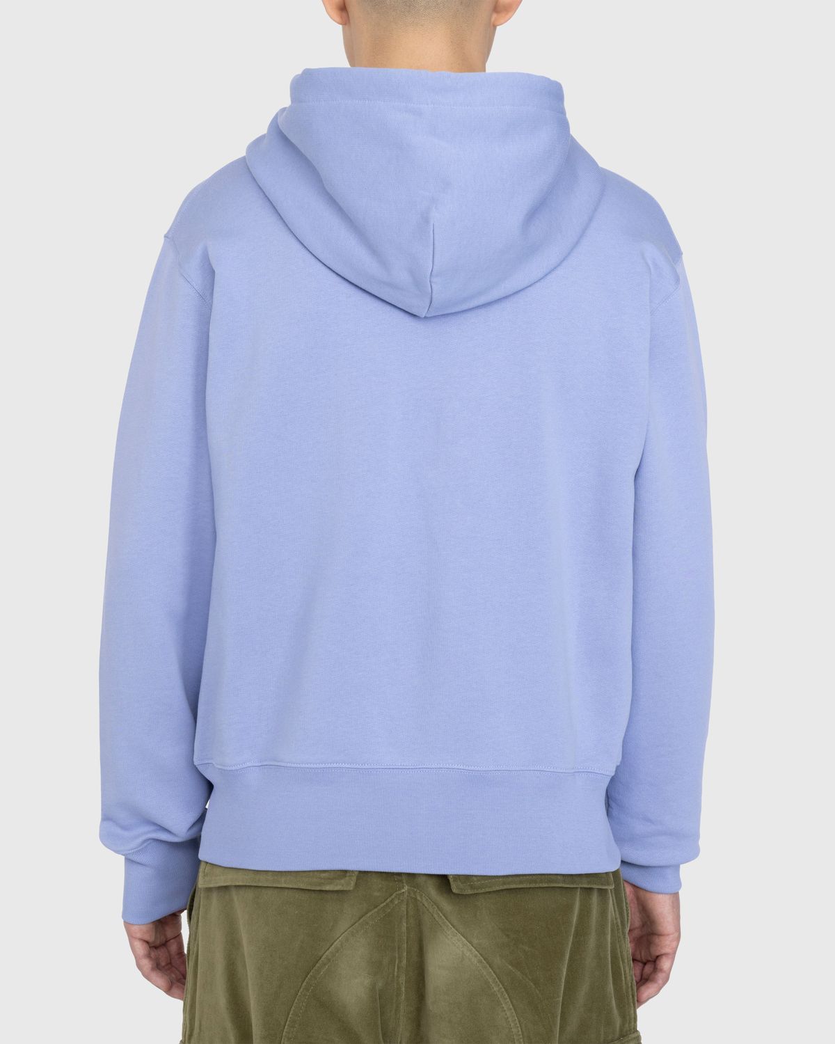 Acne Studios – Organic Cotton Hooded Sweatshirt Purple - Sweats - Purple - Image 4