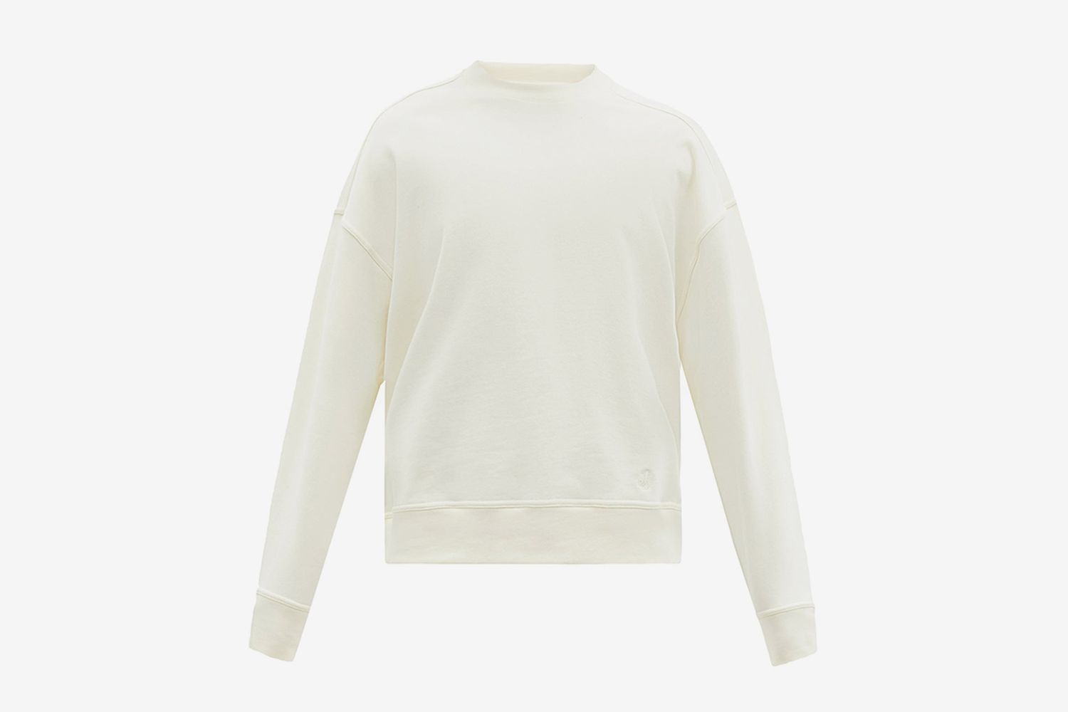 Dropped-Shoulder Cotton-Terry Sweatshirt