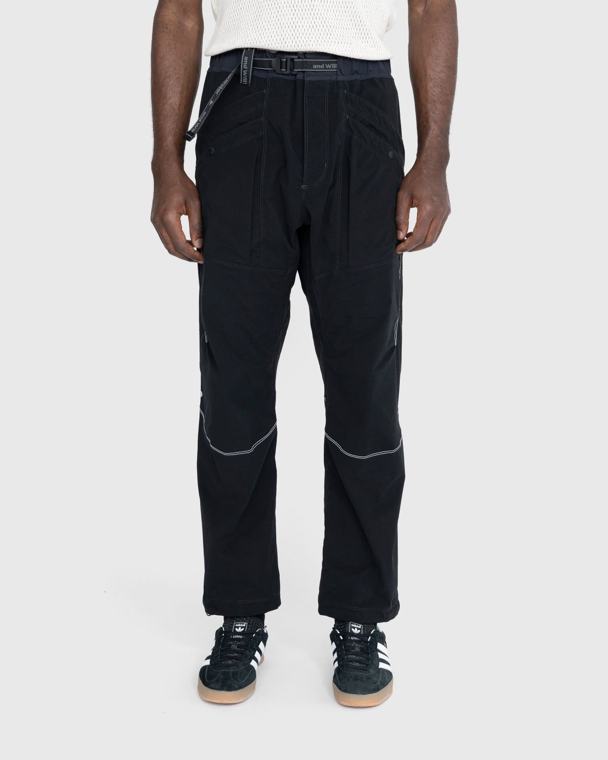 And Wander – Pocket Stretch Pants Black - Pants - Black - Image 2