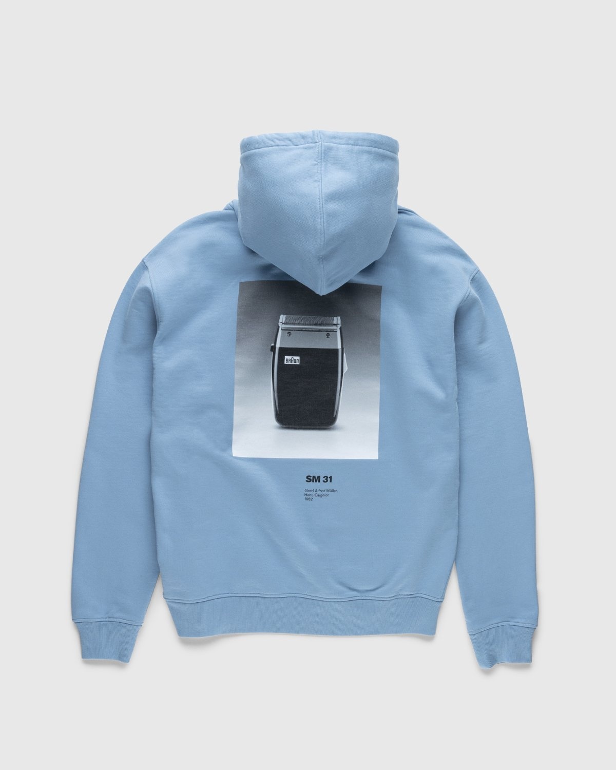 BRAUN x Highsnobiety – SM 31 Hoodie Blue - Sweats - Blue - Image 1