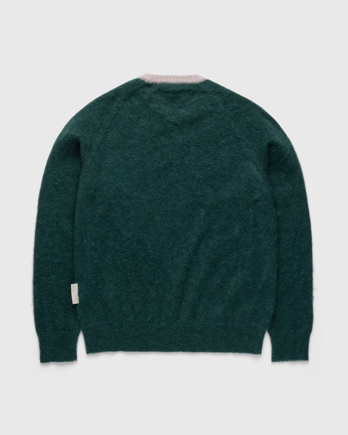 Highsnobiety – Alpaca Sweater Green - Crewnecks - Green - Image 2