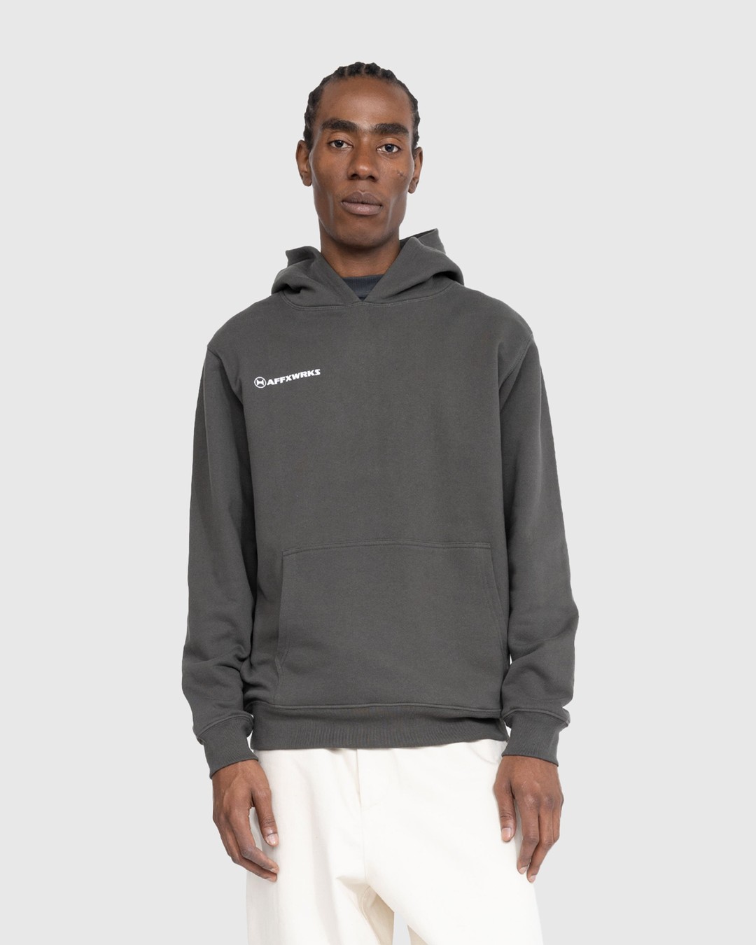 AFFXWRKS – AFFXWRKS Hoodie Washed Black - Sweats - Black - Image 3