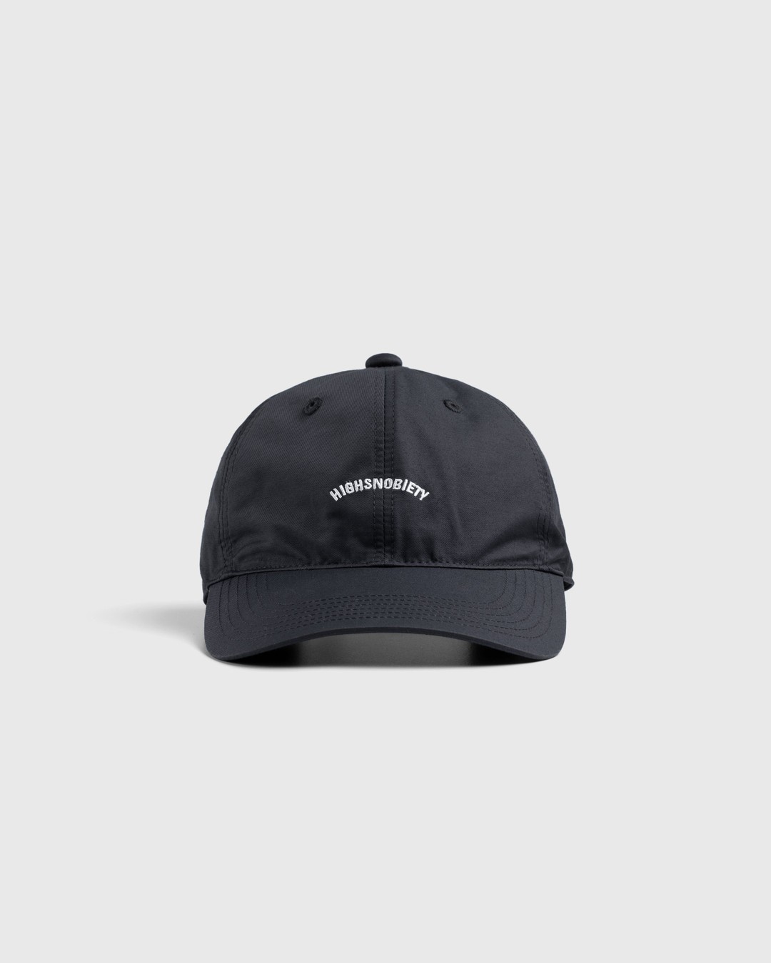 Highsnobiety – Brushed Nylon Logo Cap Black - Hats - Black - Image 2