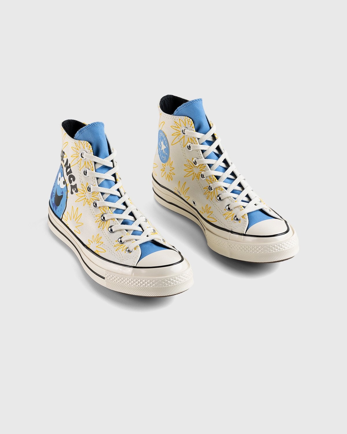 Converse – Chuck 70 Hi Egret/University Blue - Sneakers - Beige - Image 3