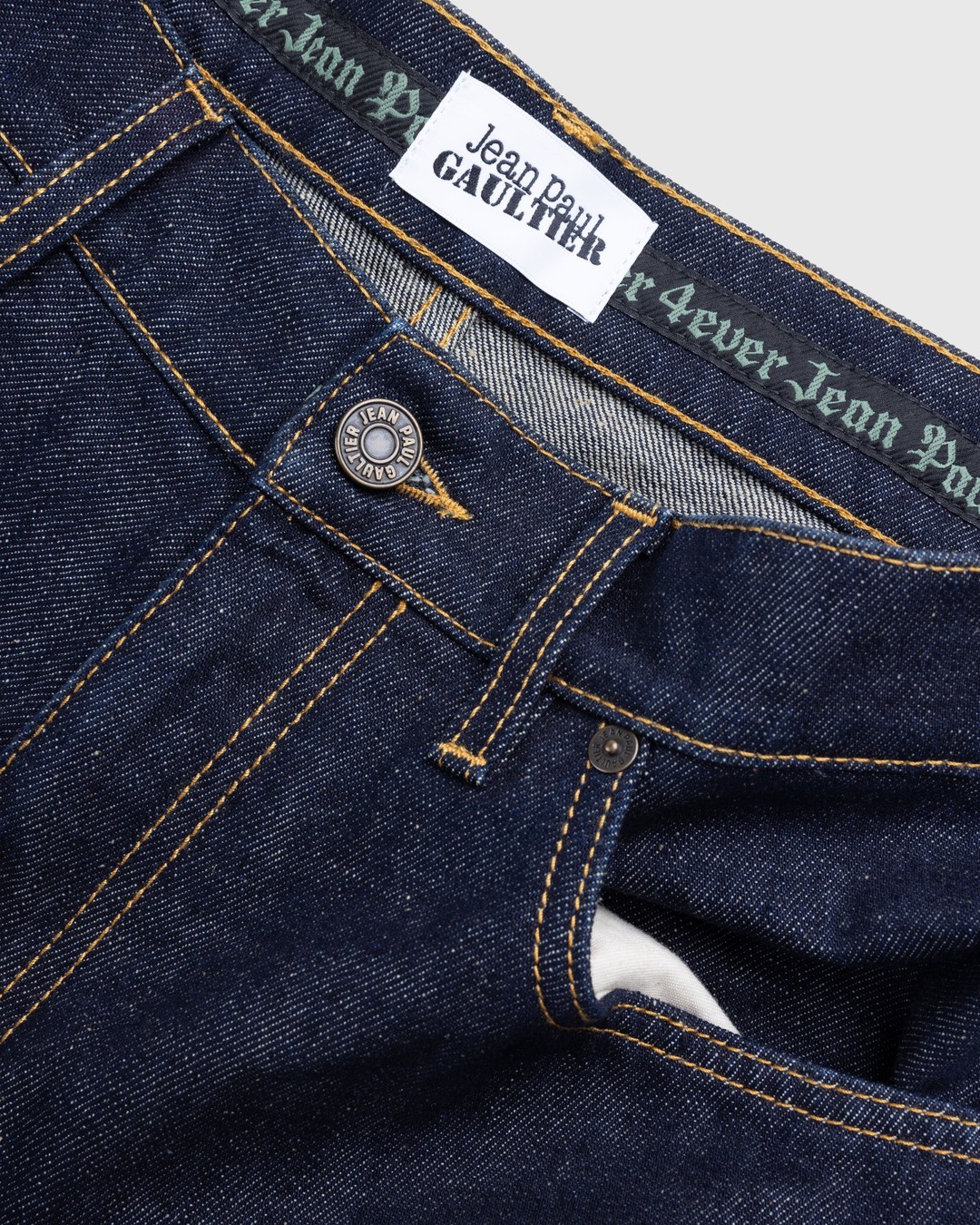 Jean Paul Gaultier – Jean Printed With 325 Indigo - Pants - Blue - Image 6