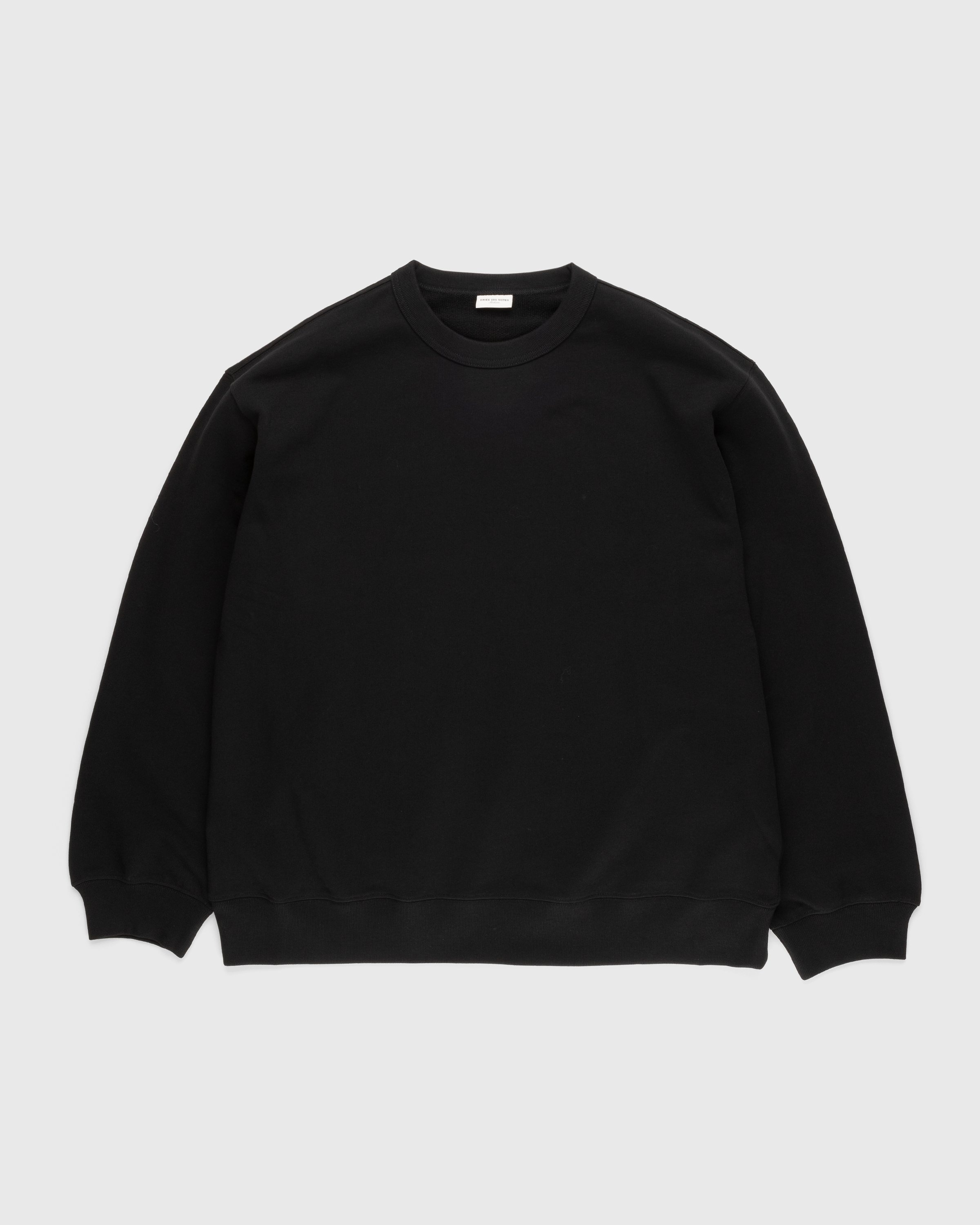 Dries van Noten – Hax Oversized Crewneck Black - Sweats - Black - Image 1