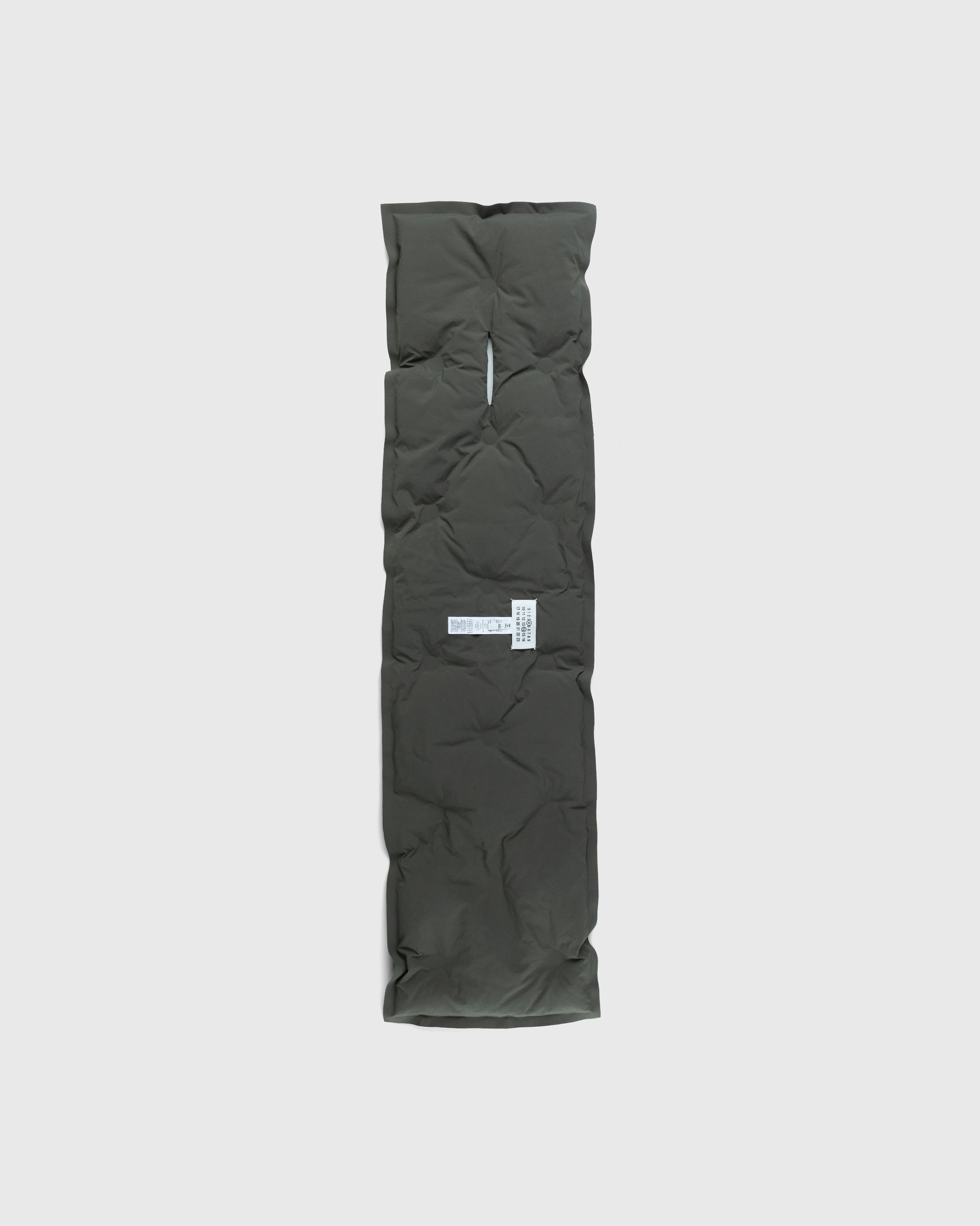 Maison Margiela – Padded Scarf Green - Scarves - Grey - Image 2
