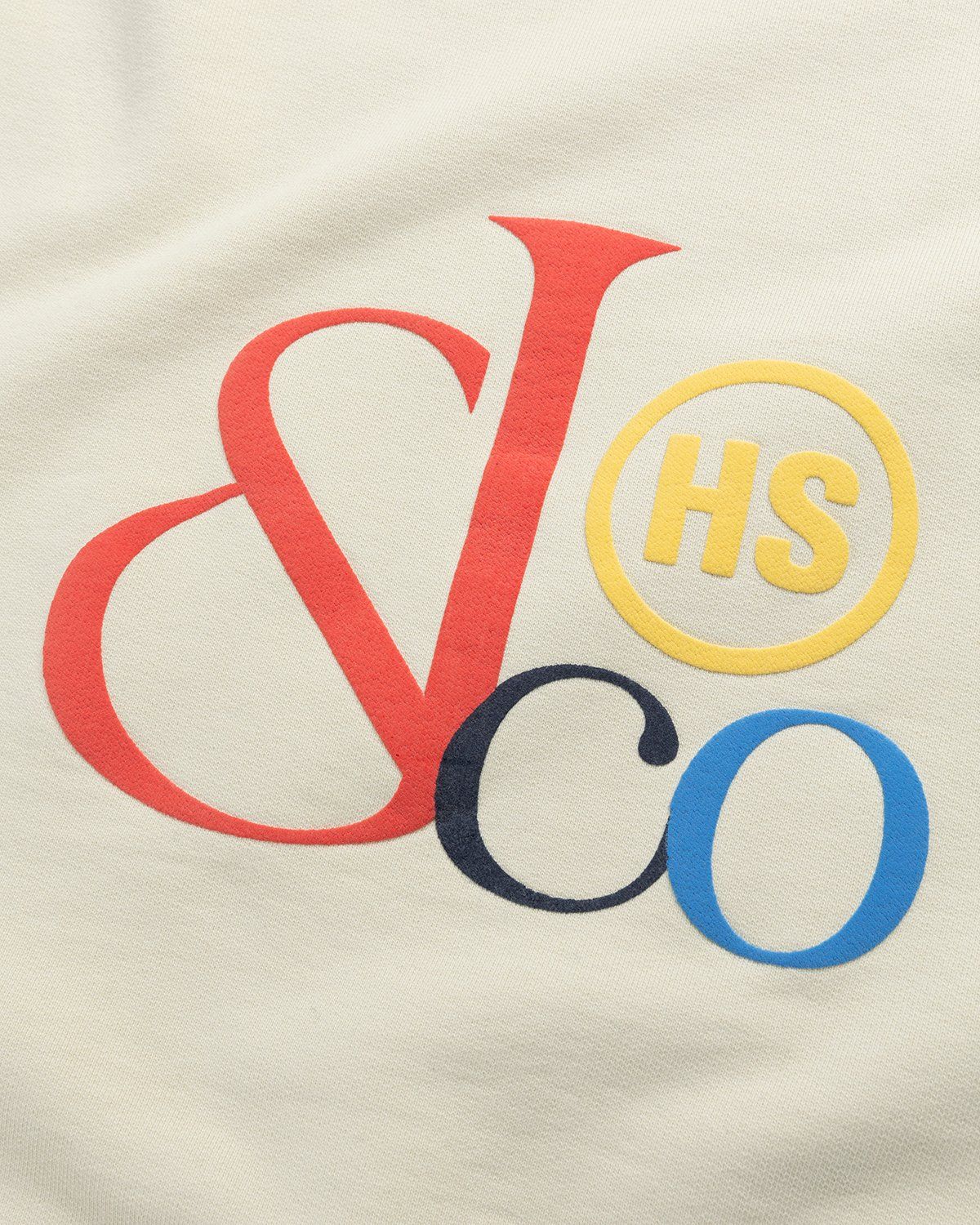 Jacob & Co. x Highsnobiety – Logo Fleece Crew Beige - Sweatshirts - Beige - Image 5