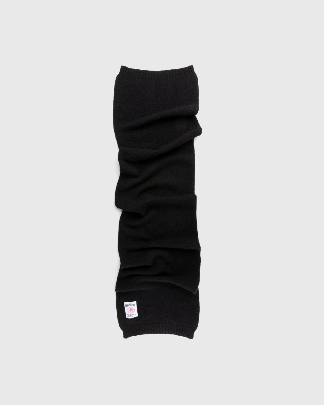 J. Press x Highsnobiety – Shaggy Dog Scarf Black - Scarves - Black - Image 1