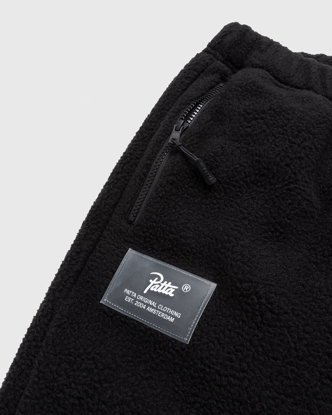 Patta – Sherling Fleece Pants Black - Pants - Black - Image 4