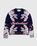 Switzerland Merino Wool Crewneck Navy/Bone