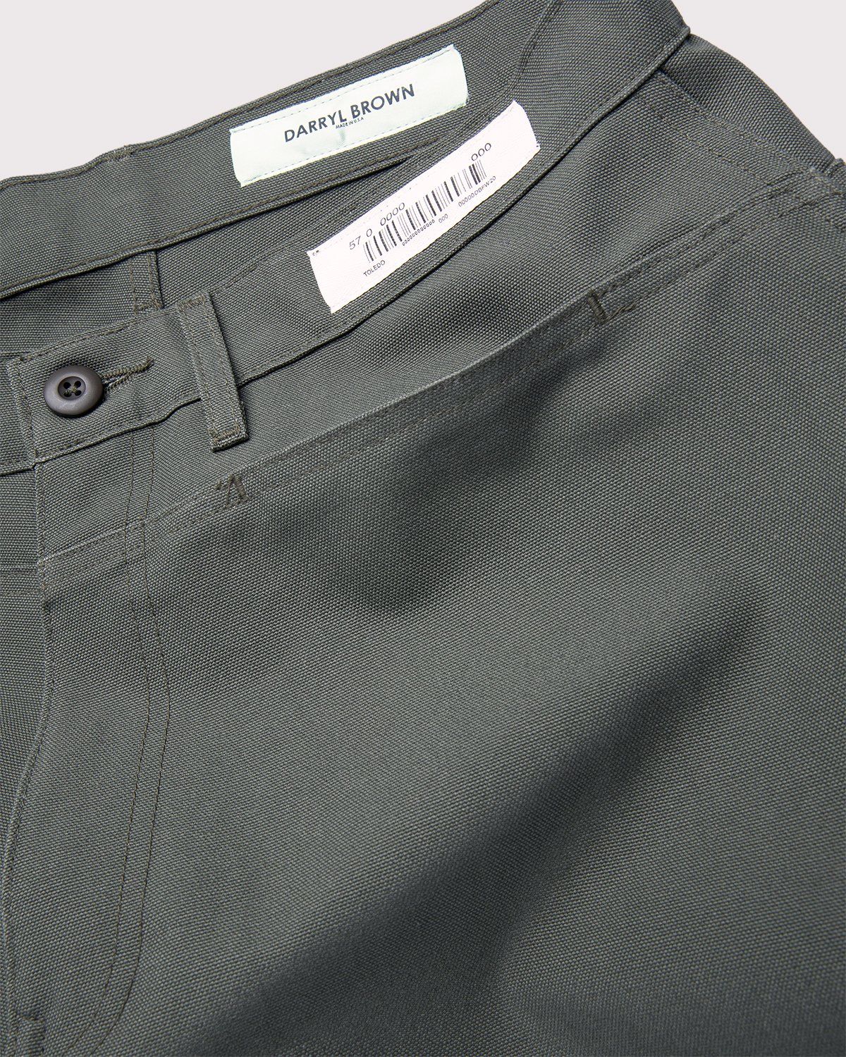 Darryl Brown – Japanese Cargo Pants Military Olive - Cargo Pants - Green - Image 3