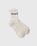 Acne Studios – Ribbed Logo Socks Black/white