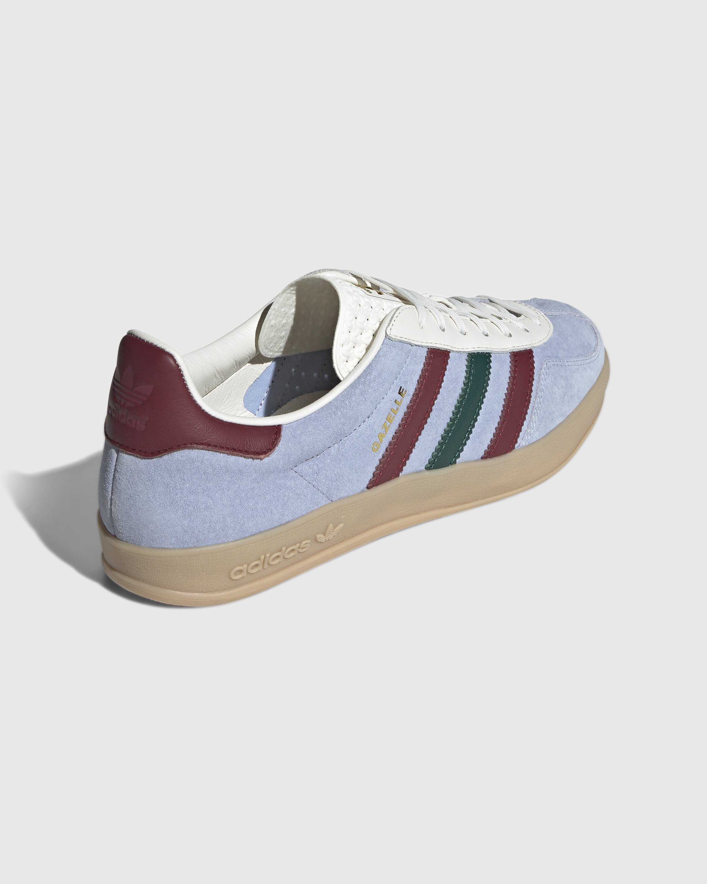 Adidas blue shop and green shoes