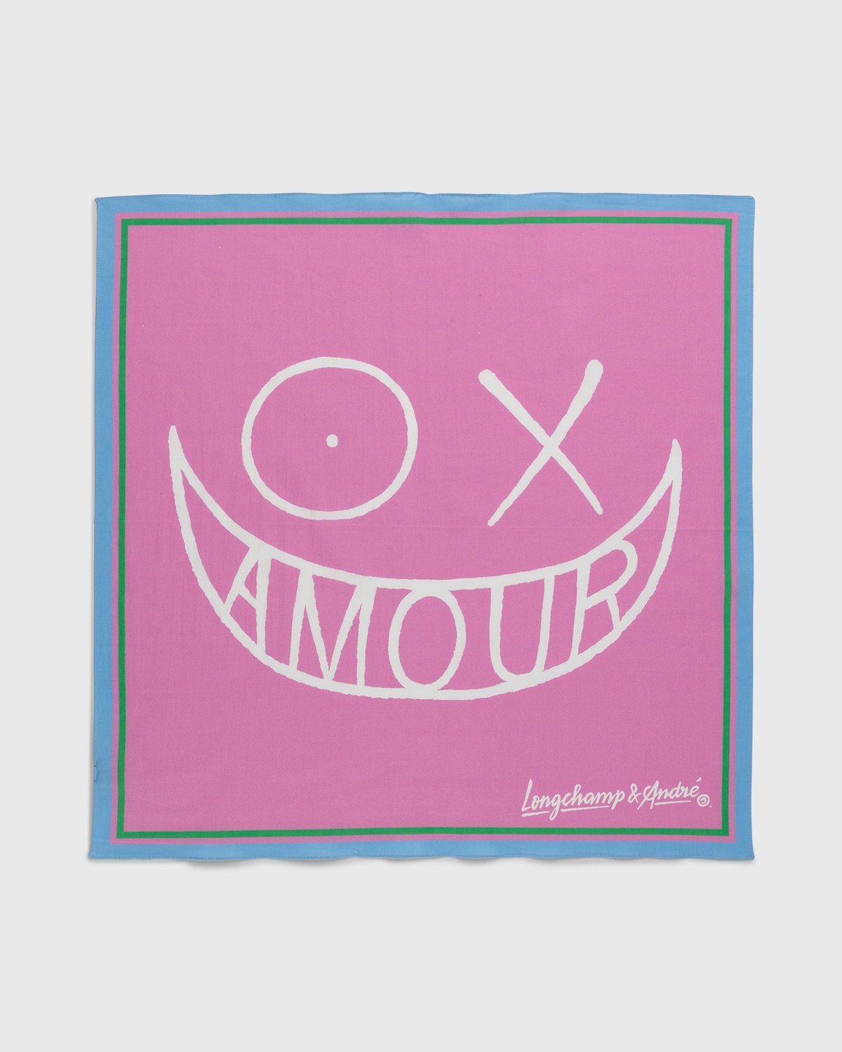 Longchamp x André Saraiva – Stoles Pink - Scarves - Pink - Image 1