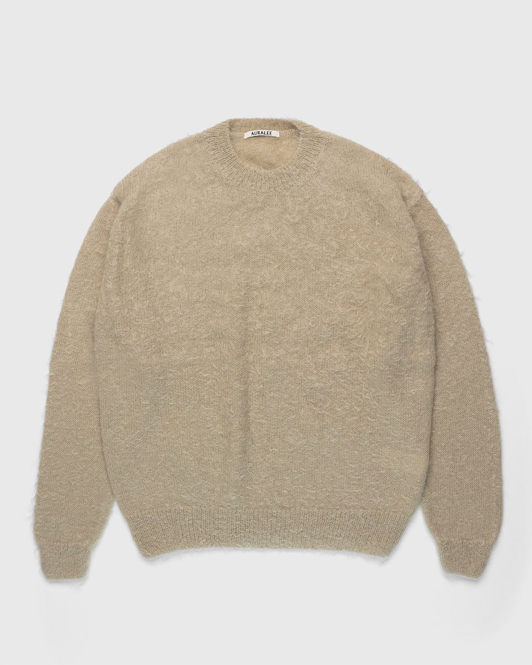 Auralee – Ultra-Soft Mohair Knit Light Beige - Knitwear - Beige - Image 1