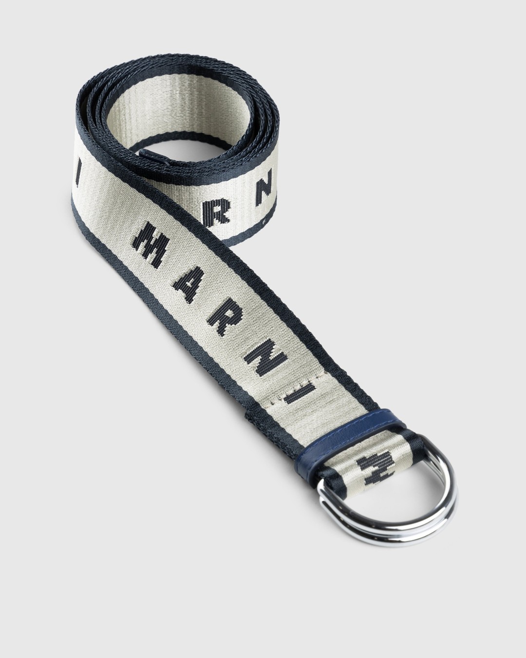 Marni – Logo Slider Belt Blue - Belts - Blue - Image 2