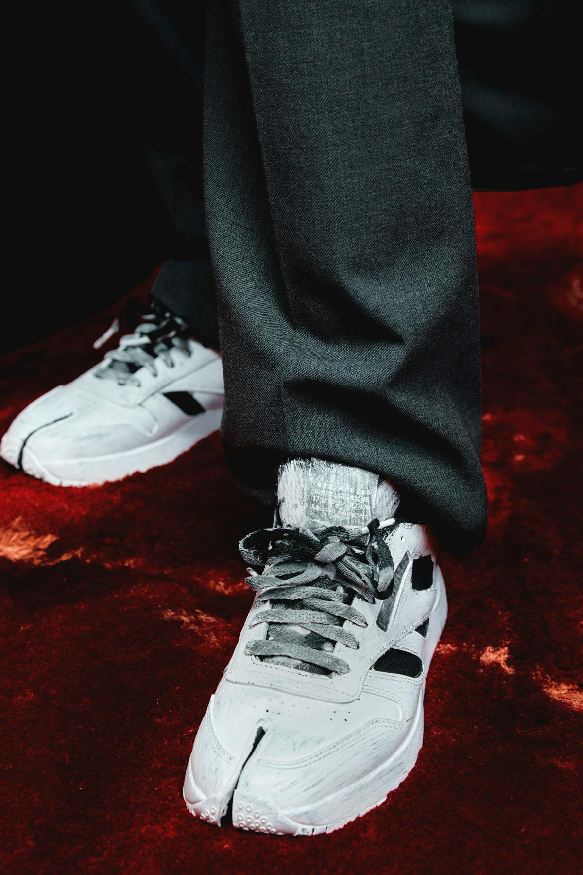 maison margiela tabi reebok