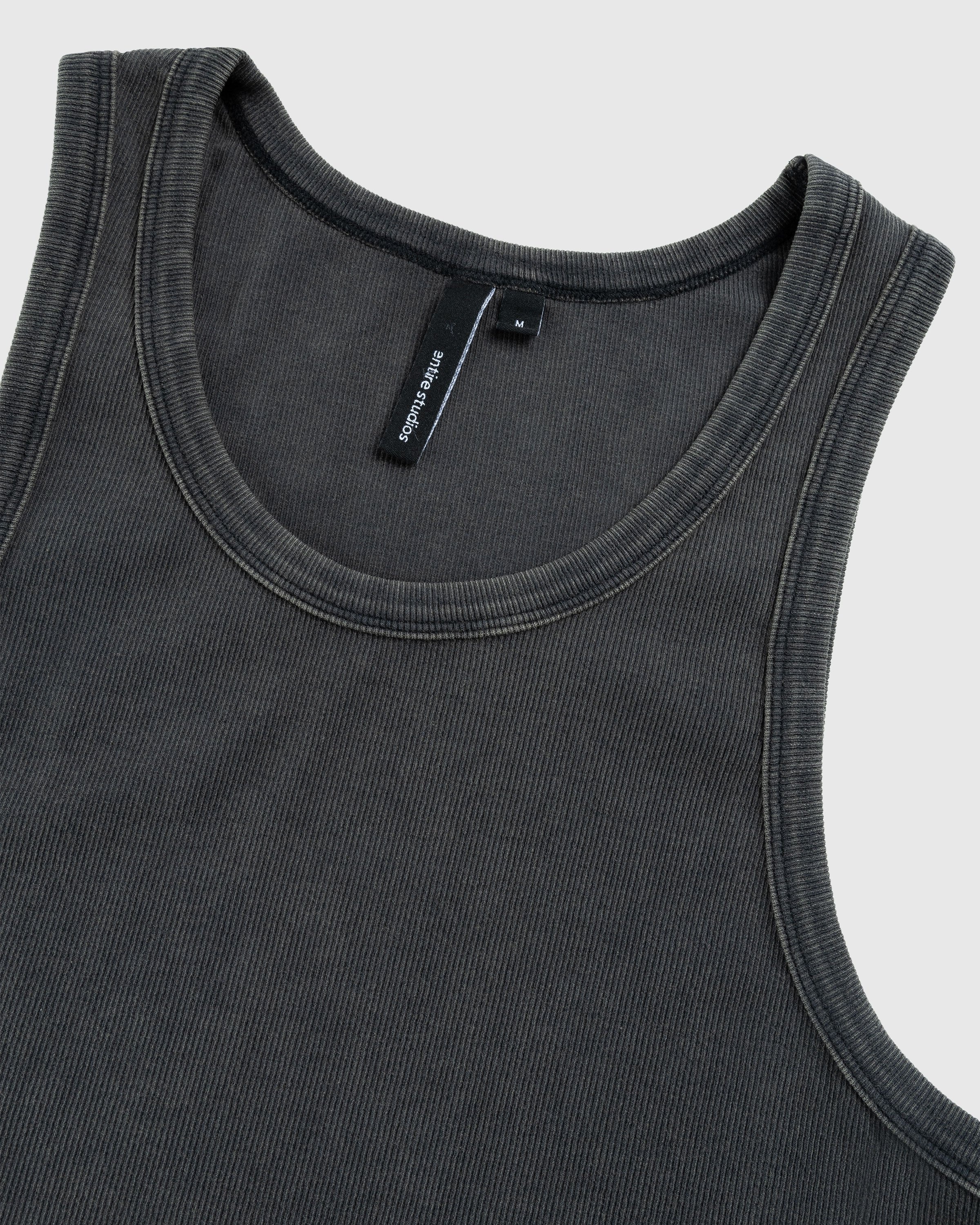 Entire Studios – Rib Tank Washed Black - Men Tops - Black - Image 5