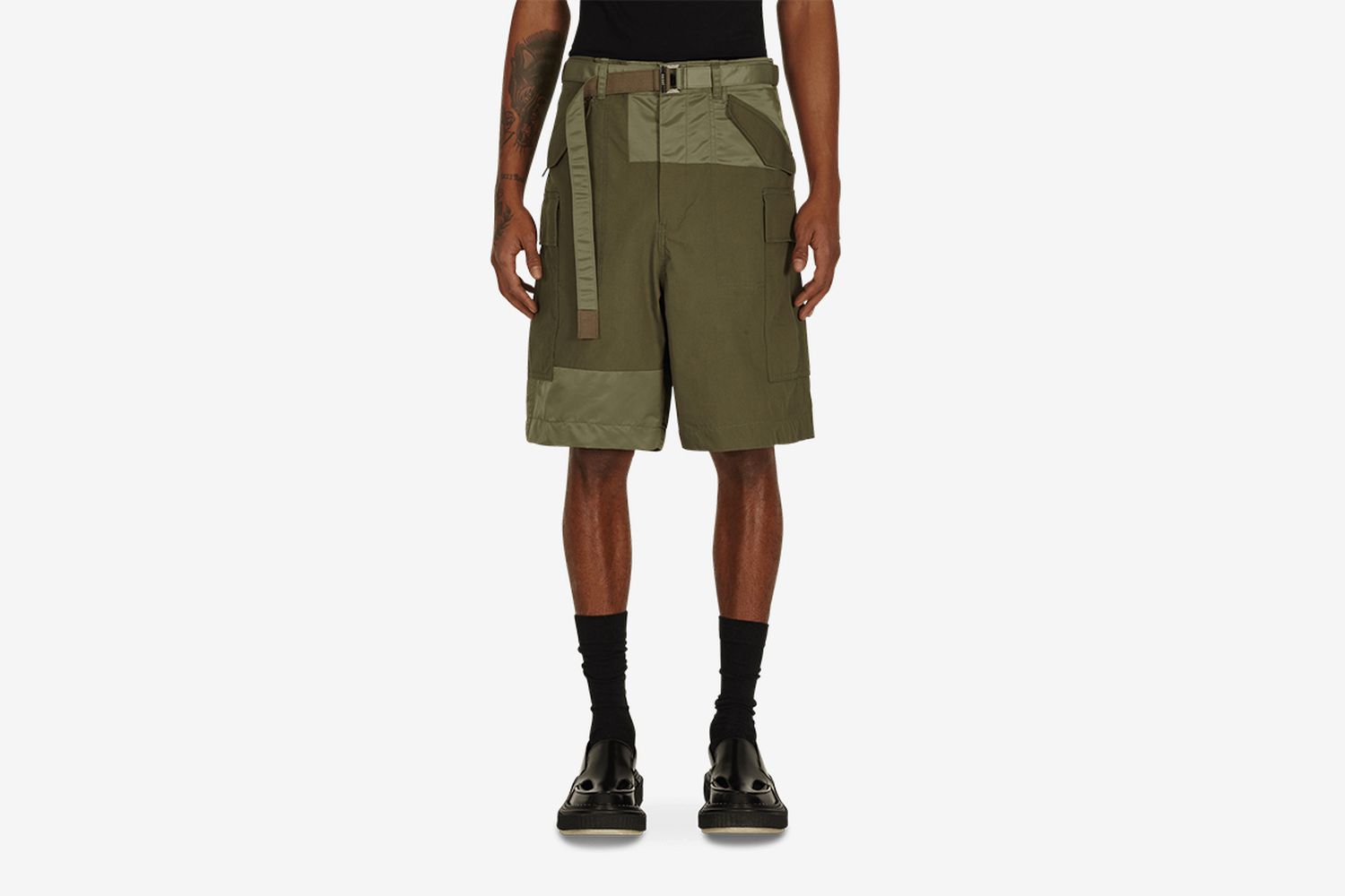 Oxford Cargo Shorts