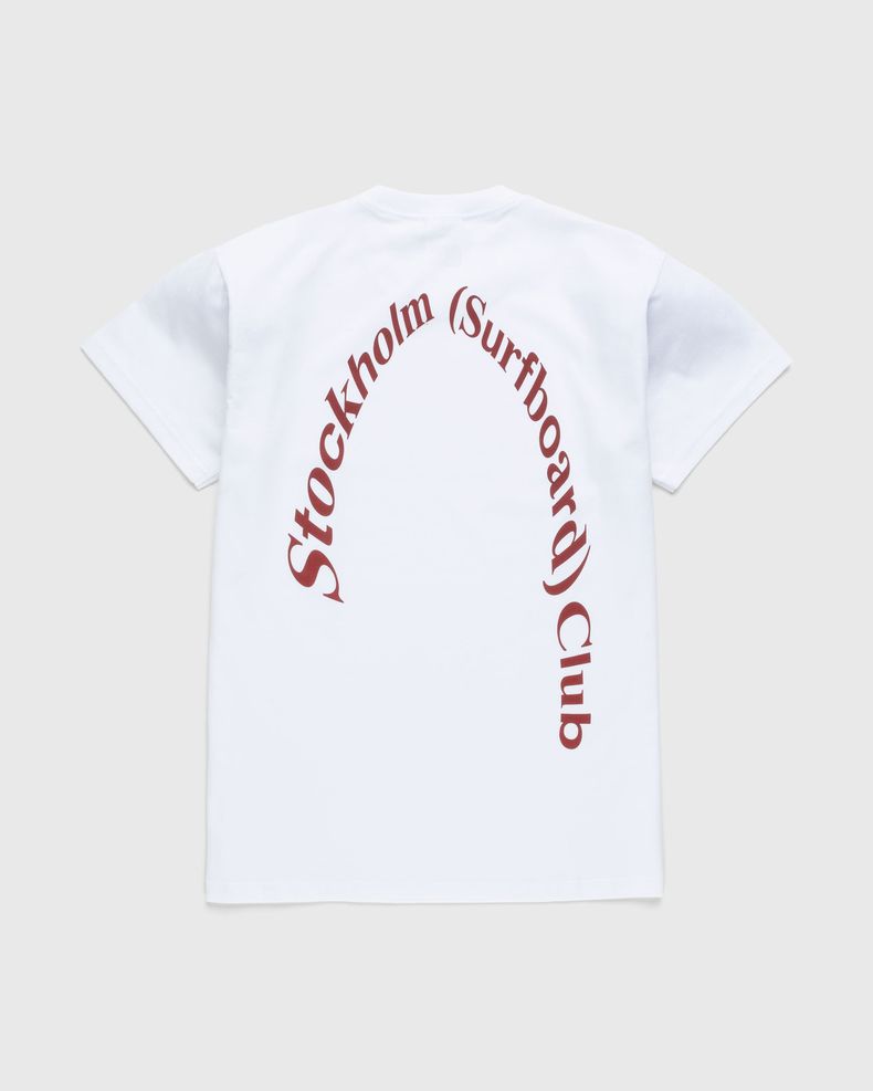 Stockholm Surfboard Club – Logo T-Shirt White