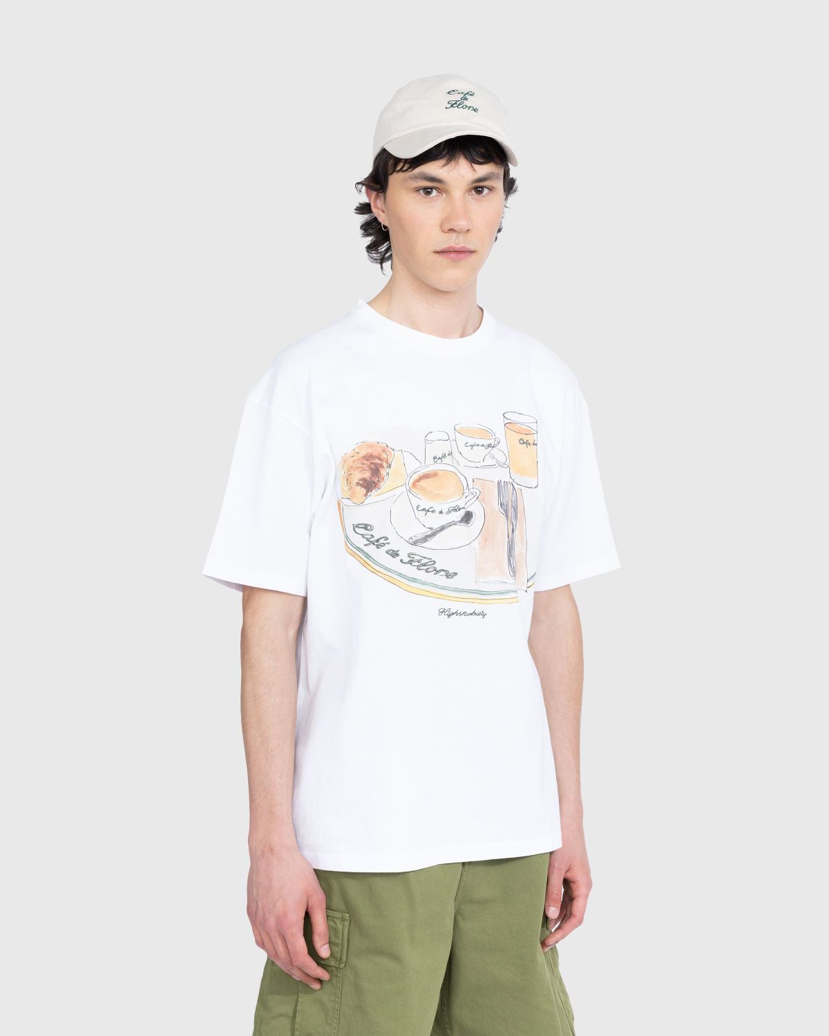 Café de Flore x Highsnobiety – Short Sleeve T-Shirt White - T-shirts - White - Image 2