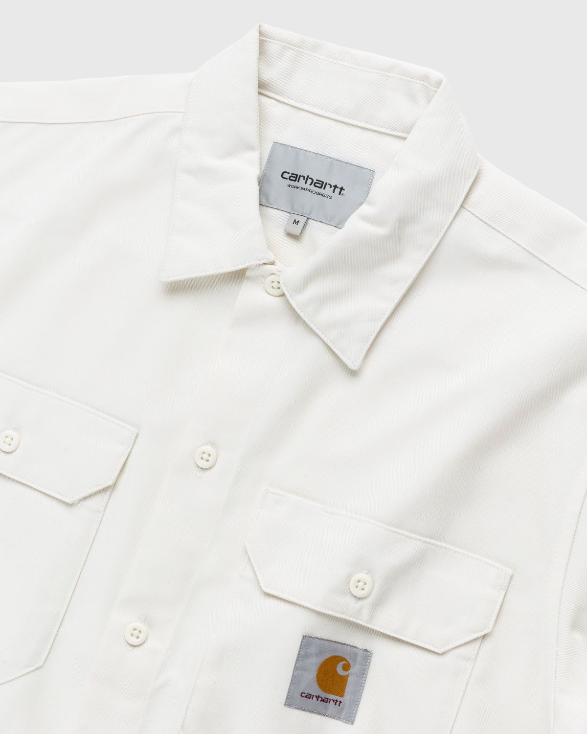 Carhartt WIP – Master Shirt Wax - Shortsleeve Shirts - White - Image 4