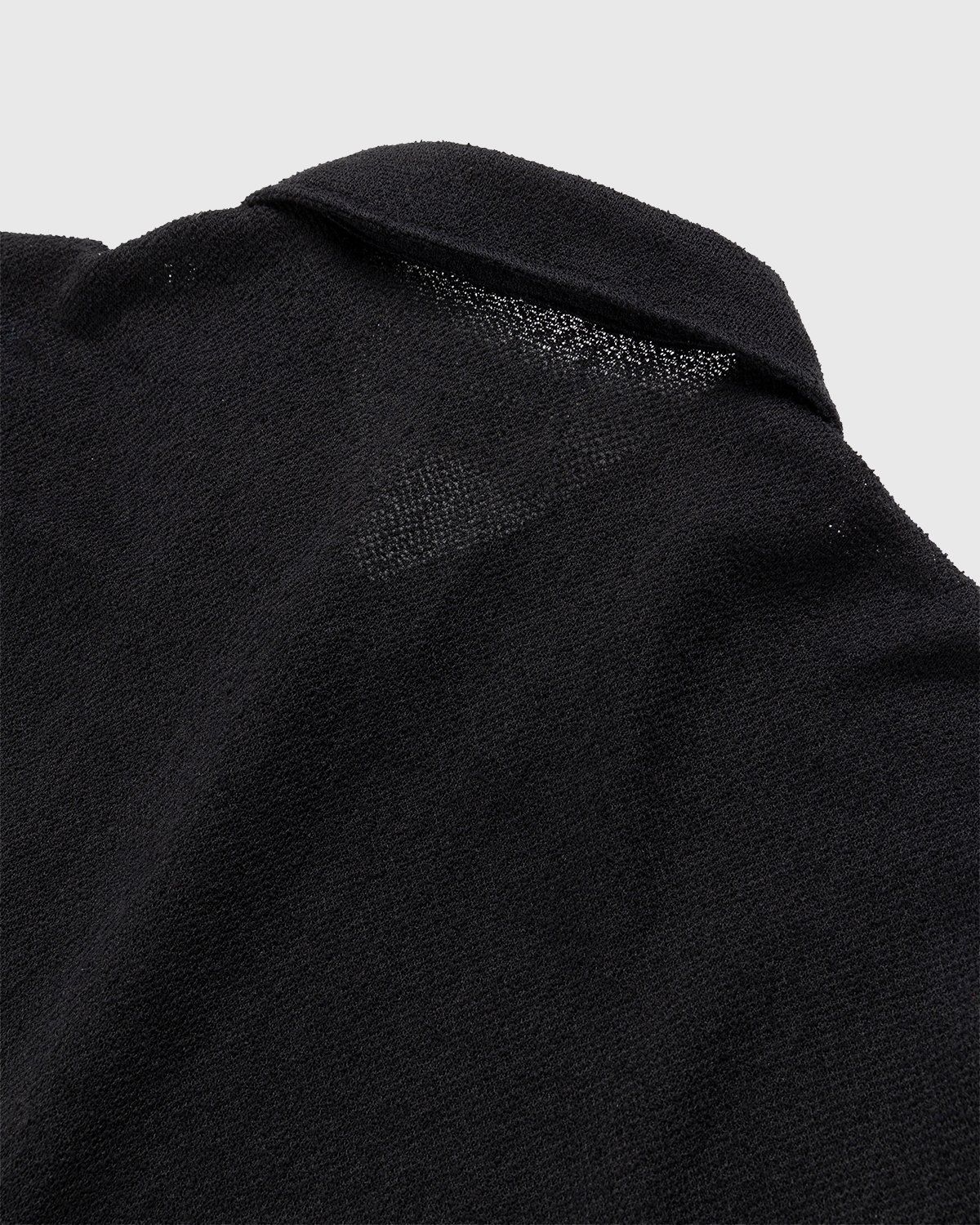 Our Legacy – Box Short Sleeve Shirt Black Boucle - Shirts - Black - Image 4