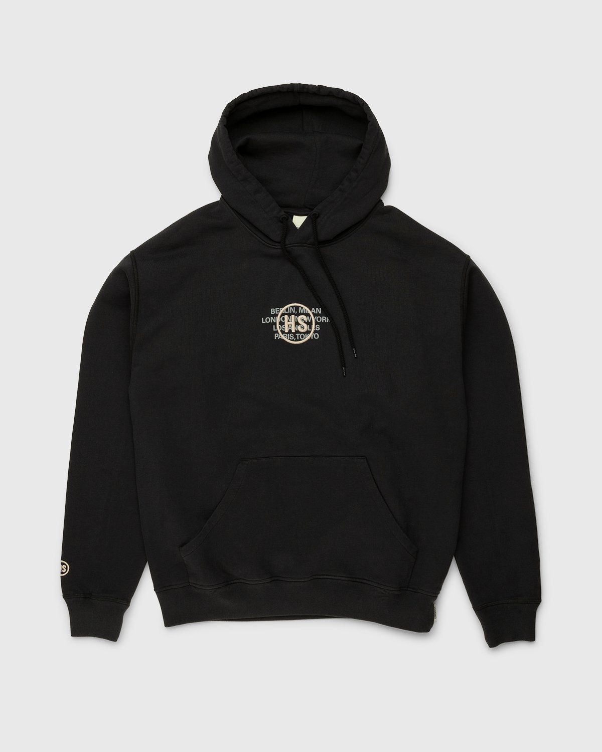 Highsnobiety – Logo Hoodie Black - Sweats - Black - Image 1