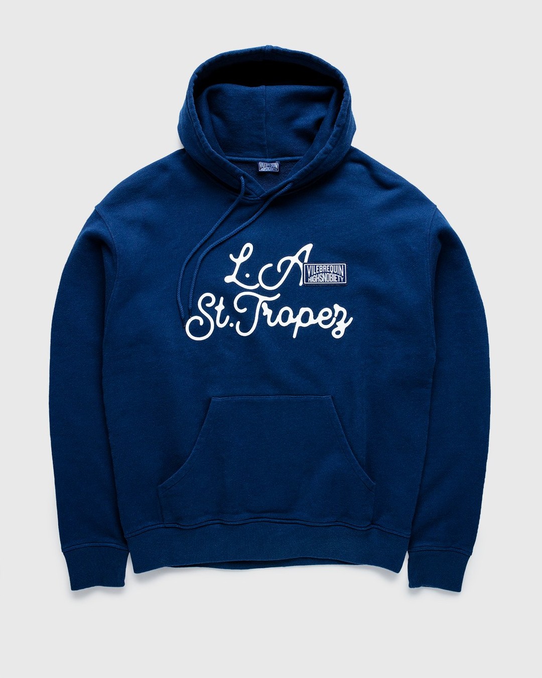 Vilebrequin x Highsnobiety – Logo Hoodie Navy - Sweats - Blue - Image 1