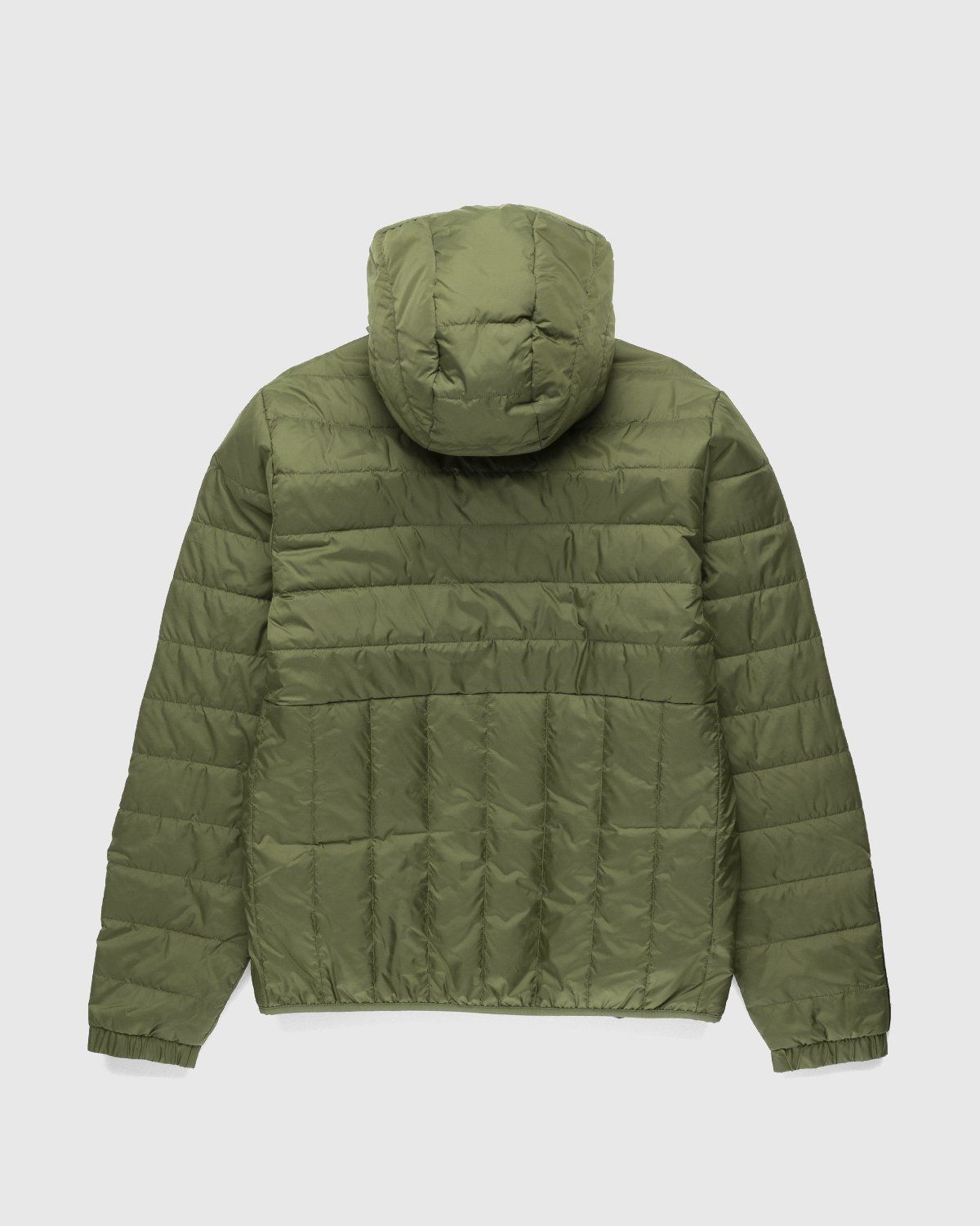Adidas – Itavic 3-Stripes Midweight Hooded Jacket Olive - Down Jackets - Green - Image 2