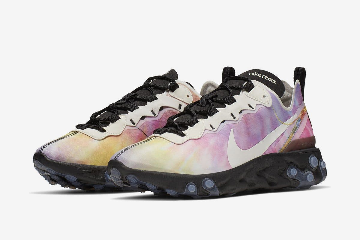 Manoeuvreren huichelarij visie Nike React Element 55 Tie-Dye: Rumored Release Information