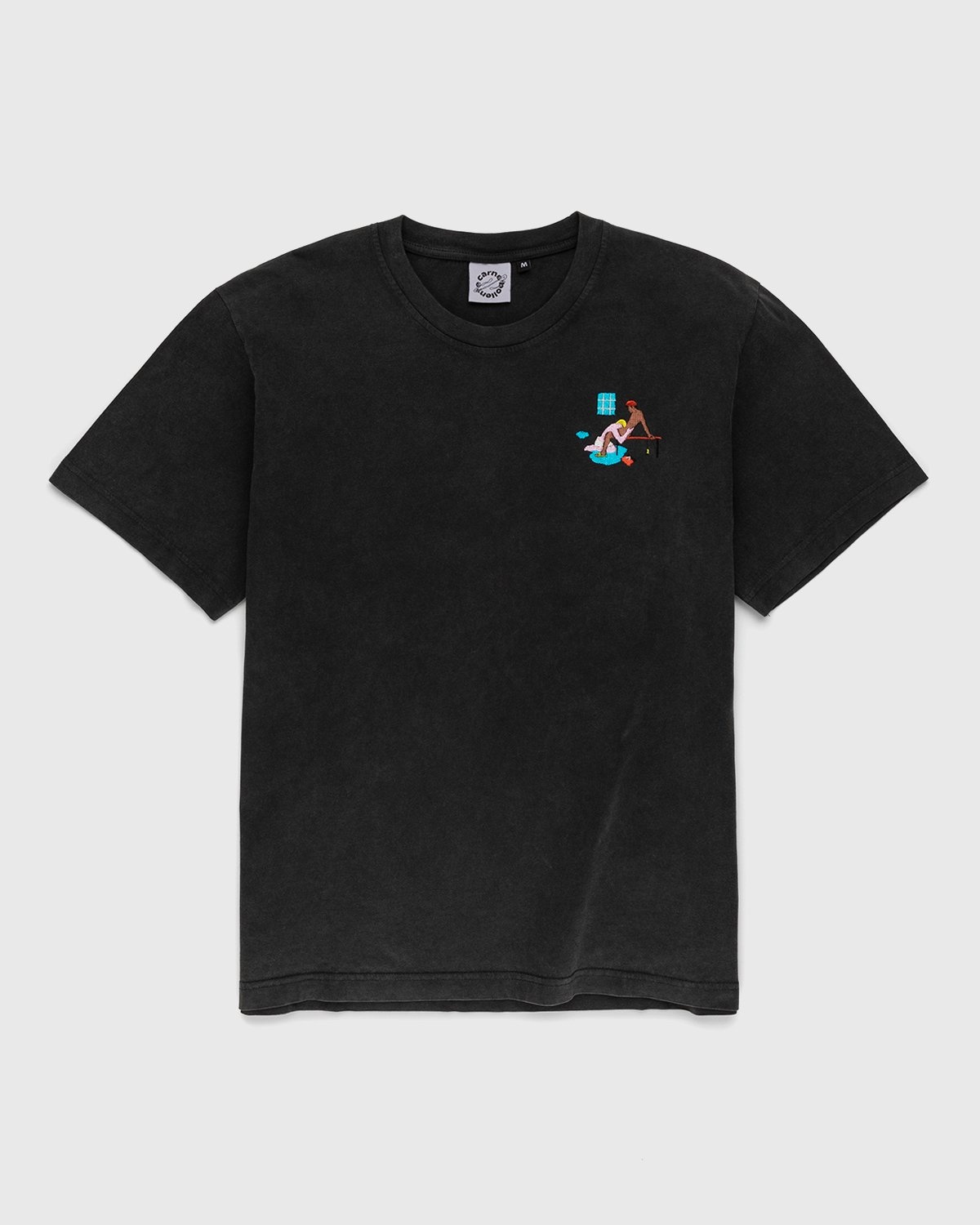 Carne Bollente – Deep Diving T-Shirt Washed Black - Tops - Black - Image 1