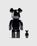 Medicom – Be@rbrick The Rolling Stones Lips & Tongue 100% & 400% Set Black Chrome Version - Toys - Black - Image 2