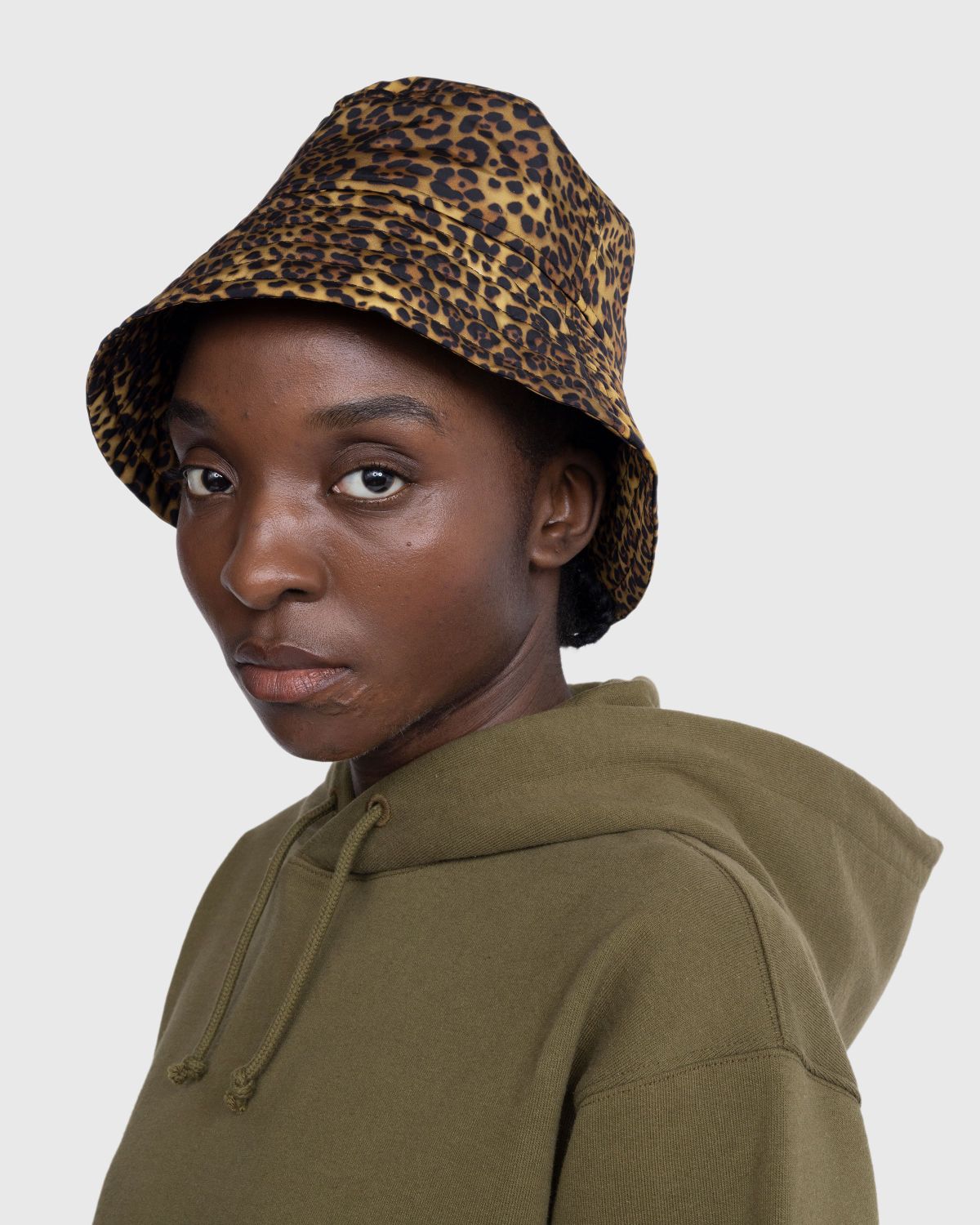 Dries van Noten – Gilly Hat Dessin A - Hats - Brown - Image 3