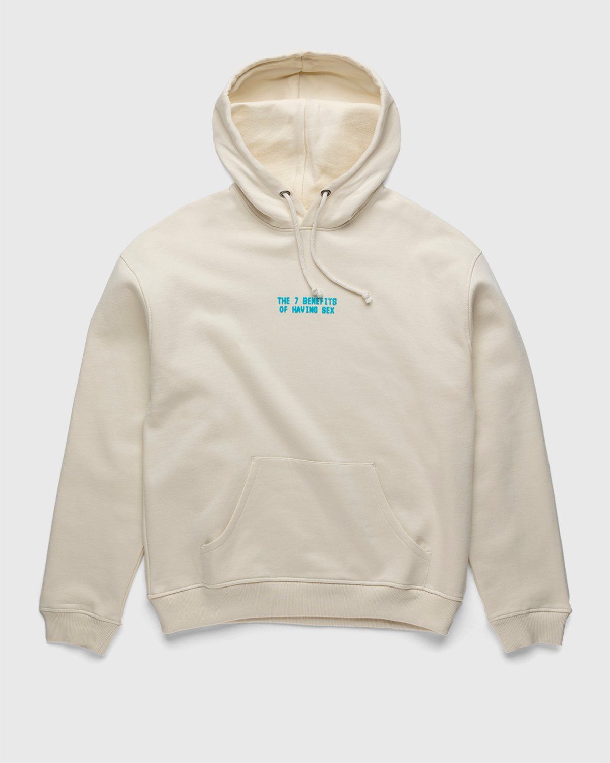 Carne Bollente – 7 Sex Benefits Hoodie Cream - Sweats - Beige - Image 2